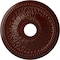 Ekena Millwork Bailey Ceiling Medallion (Fits Canopies up to 5 3/4"), 18"OD x 3 3/4"ID x 1 1/2"P, Brushed Mahogany CM18BIBMF - alternate 1